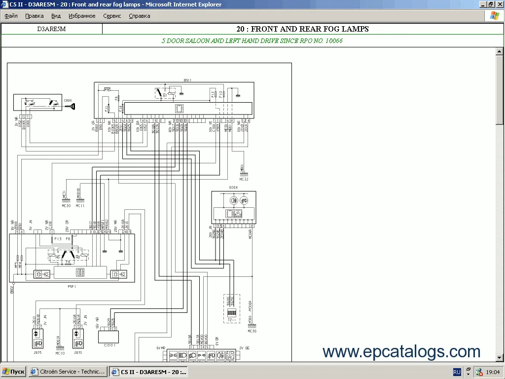Citroen C5 X7 Wiring Diagram Wiring Diagram