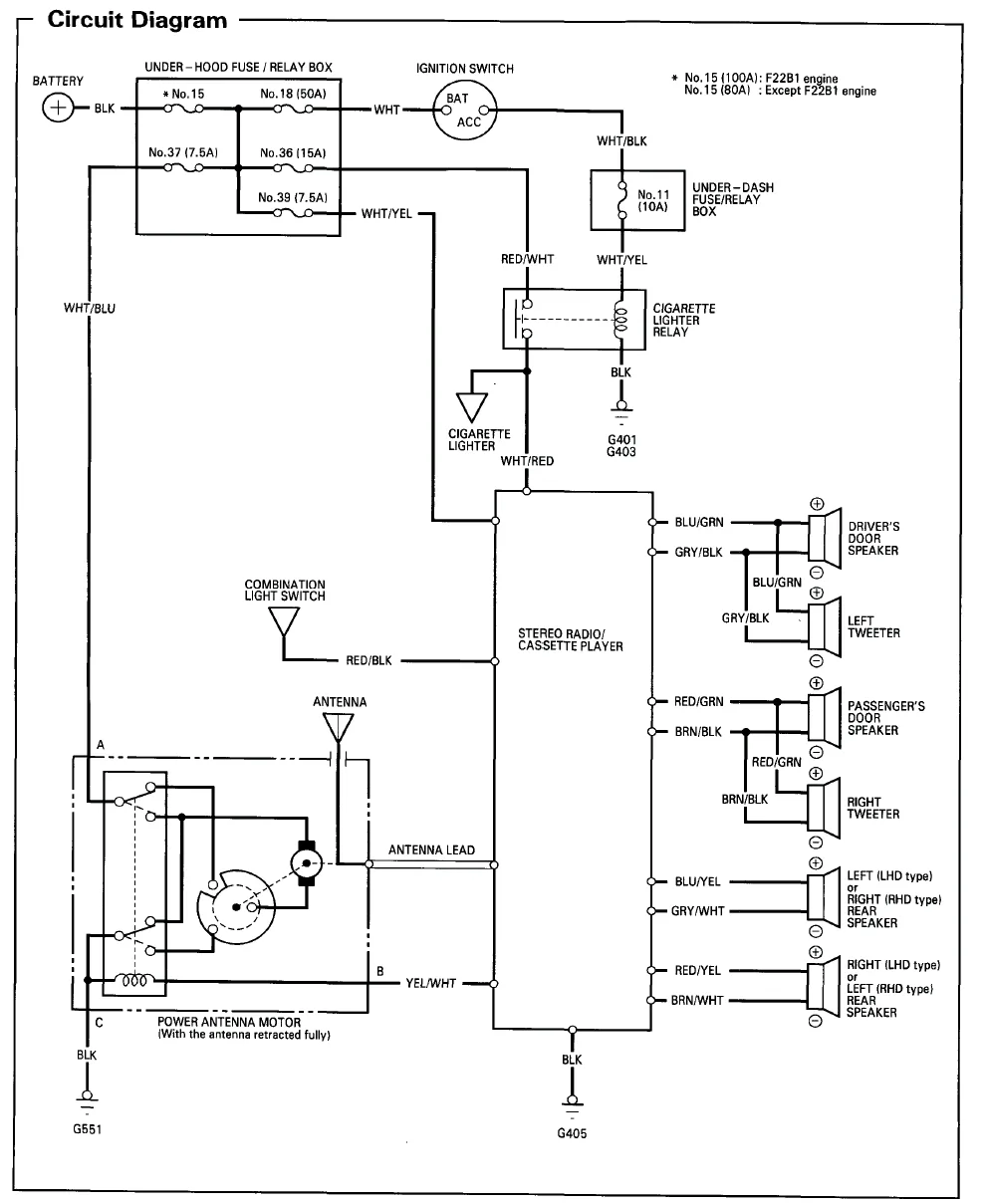 Civic Stereo Wiring Diagram