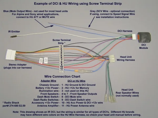 Clarion Wiring Harness