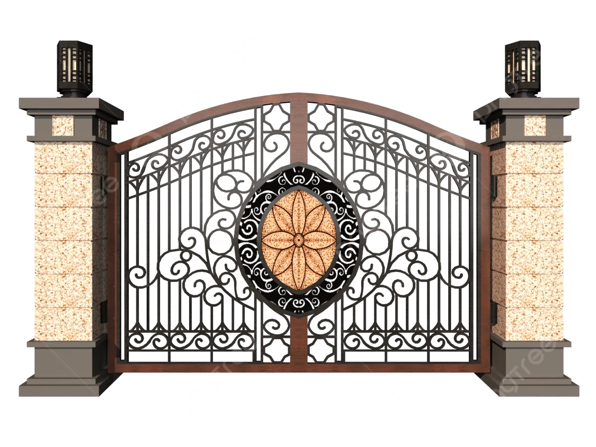Clipart House Gate