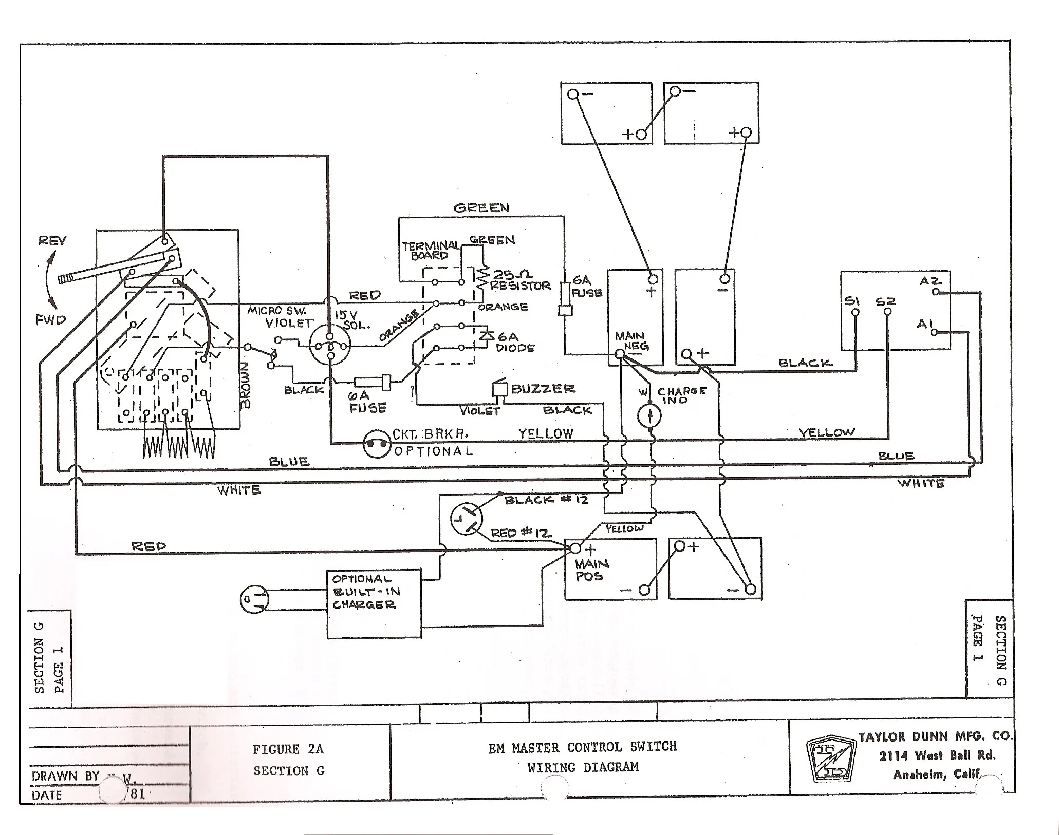 Club Car 12 Volt Wiring Diagram
