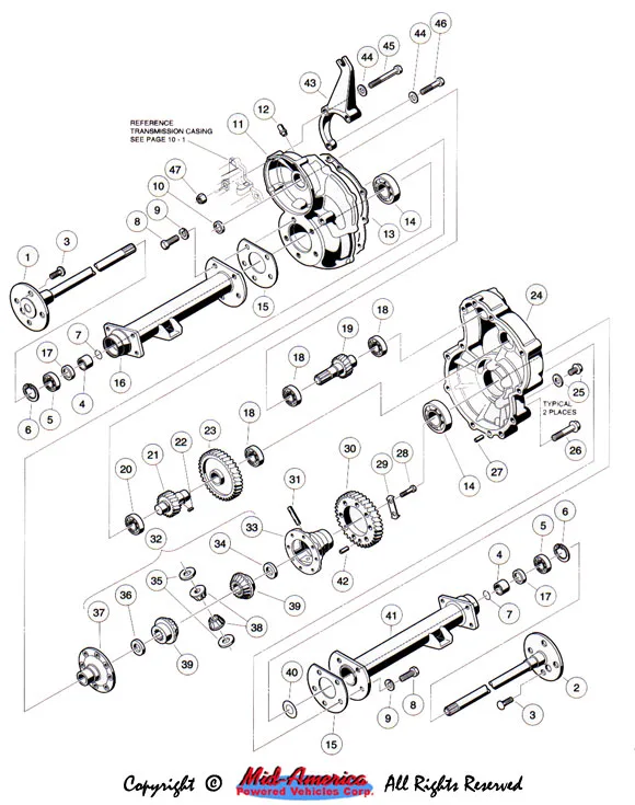 Club Car Transaxle Diagram 2003
