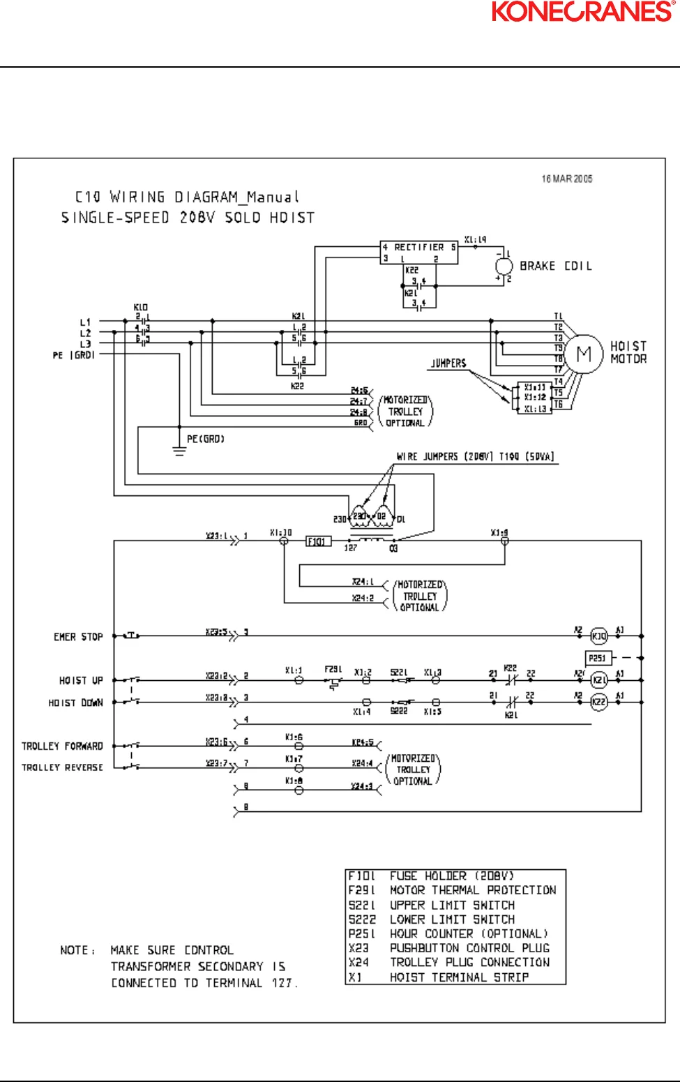 Cm Hoist Pendant Wiring Diagram Wiring Diagram
