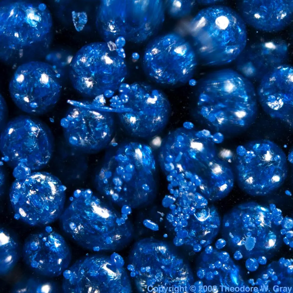 Cobalt Chloride A Sample Of The Element Cobalt In The Periodic Table