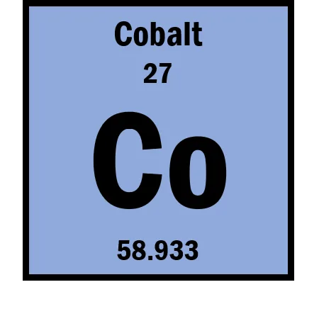 Cobalt Periodic Table Black And White