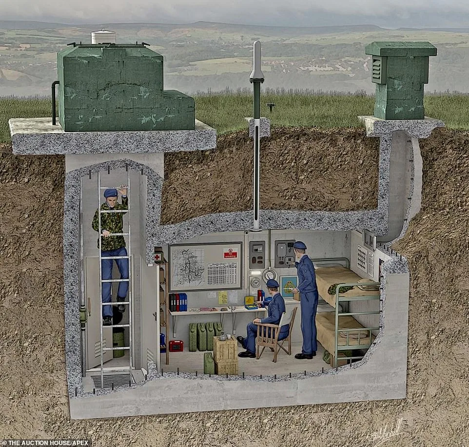 Cold War Bunker In Cornwall Goes On Sale For 25 000 Daily Mail Online