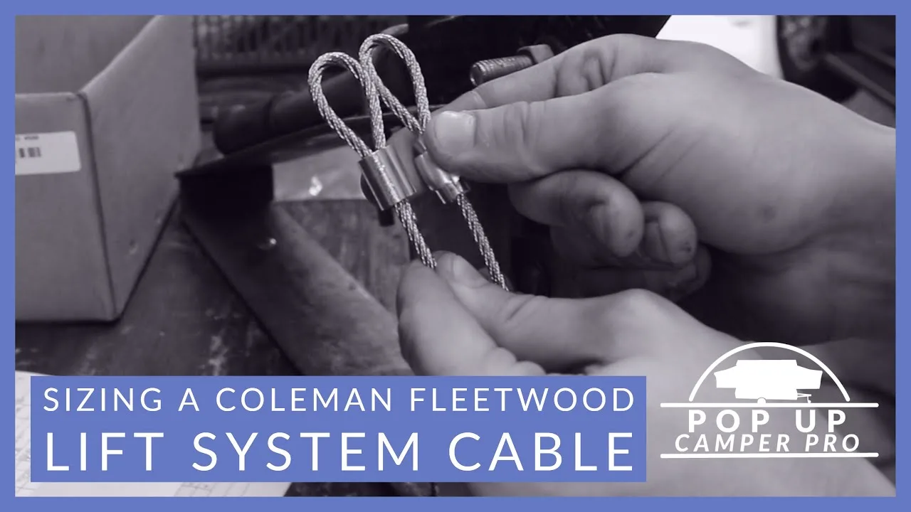 Coleman Pop Up Camper Lift System Diagram