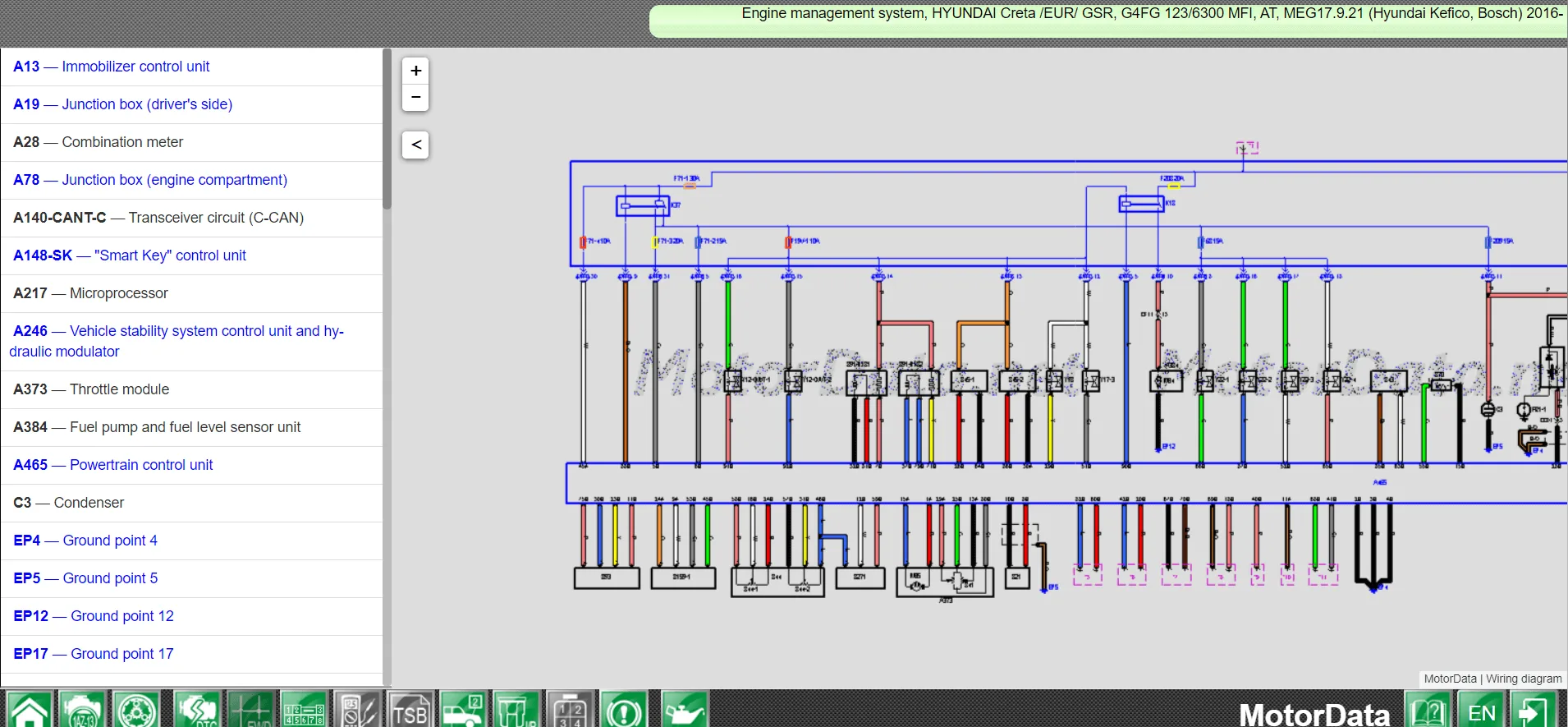Color Wiring Diagrams For Hyundai Cars Online