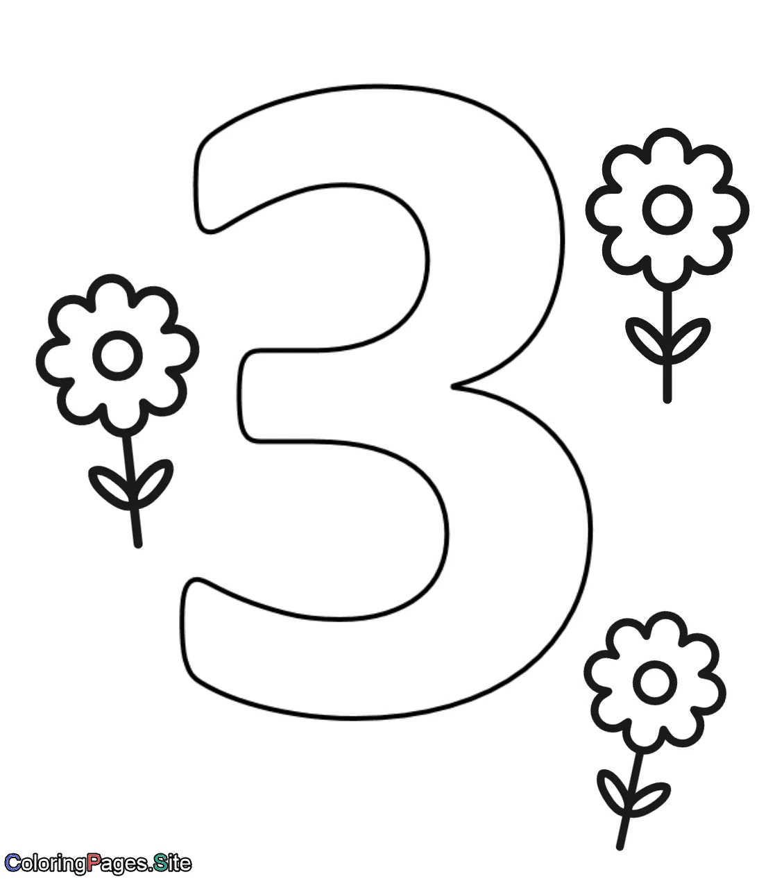 Coloring Page Number 3