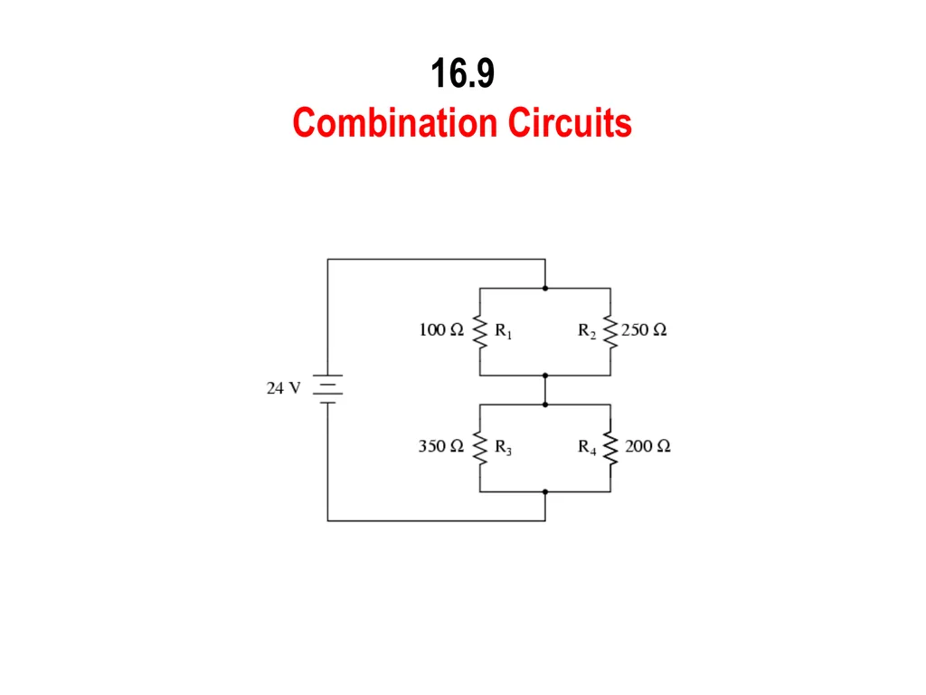 Combination Circuit Diagrams