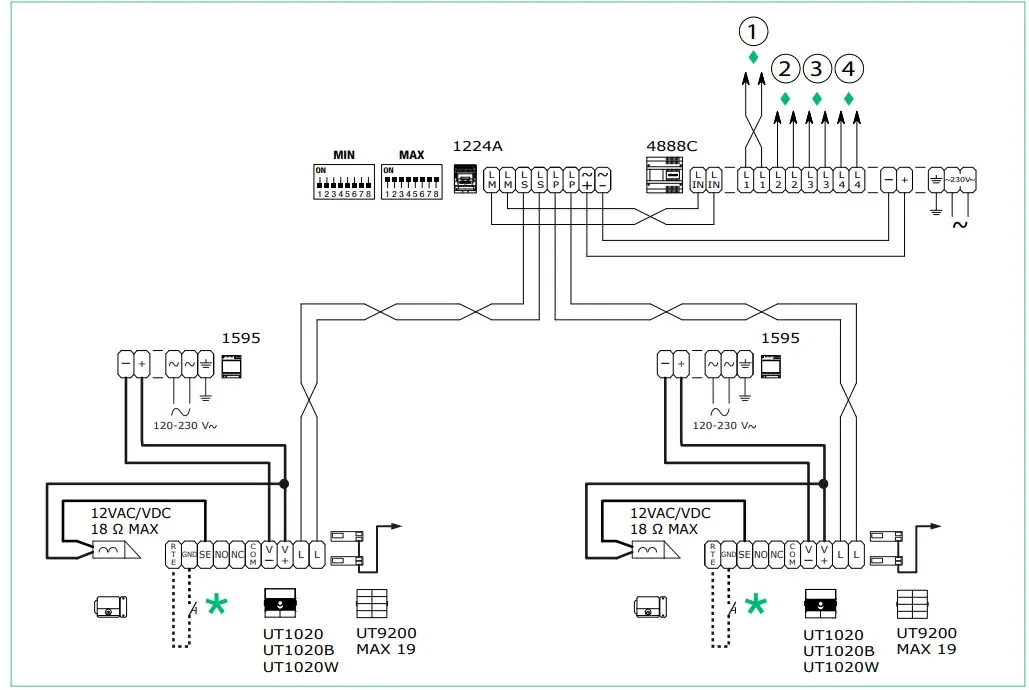 Comelit 4888C Simplebus 2 Mixer Power Supply Unit Instruction Manual