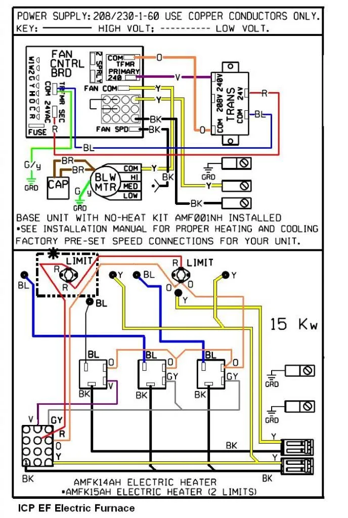Comfortmaker Heat Pump Wiring Diagram