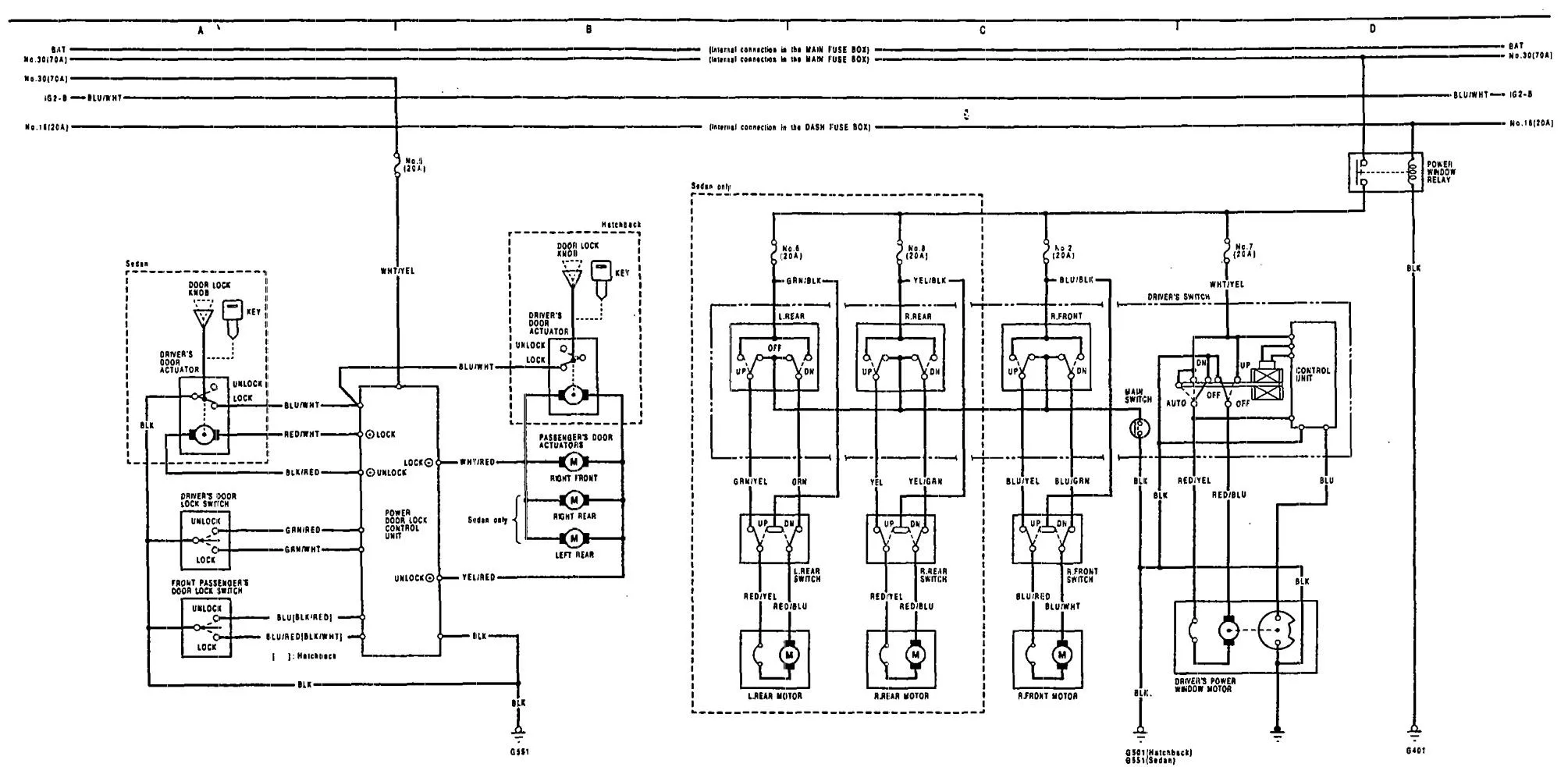 Complete Wiring Diagram 94 Acura Integra