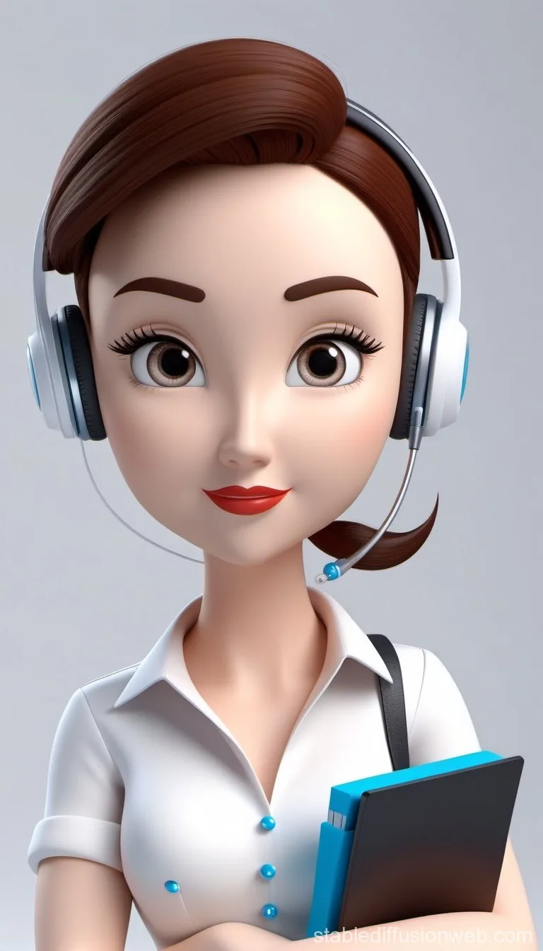 Concerned Customer With External Hard Drive Stable Diffusion Online