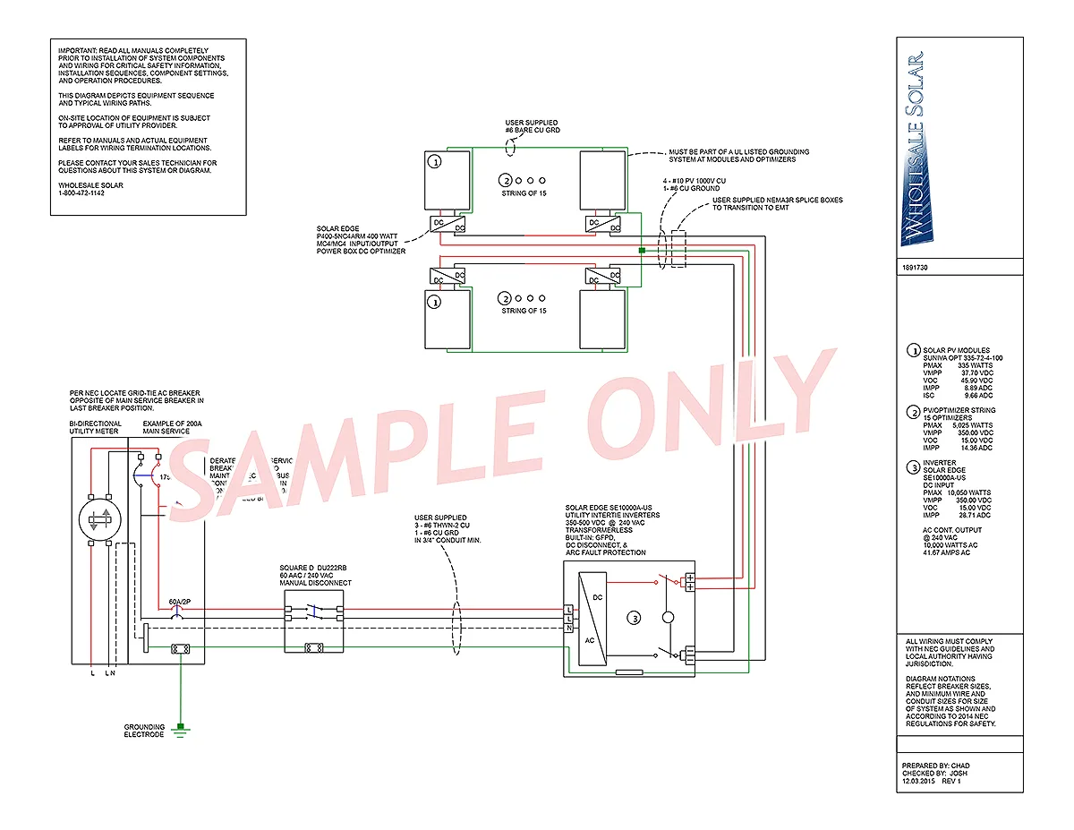 Conduit Wiring Diagram Solar