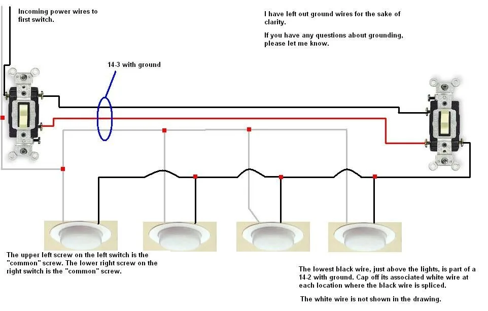 Connect Multiple Lights On A 3 Way Switch
