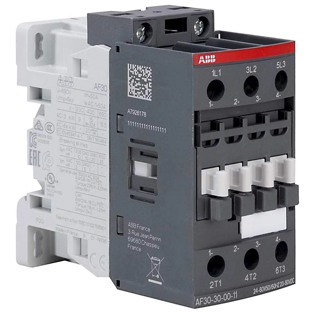 Contactor 24 60V 50 60Hz 3P 30A