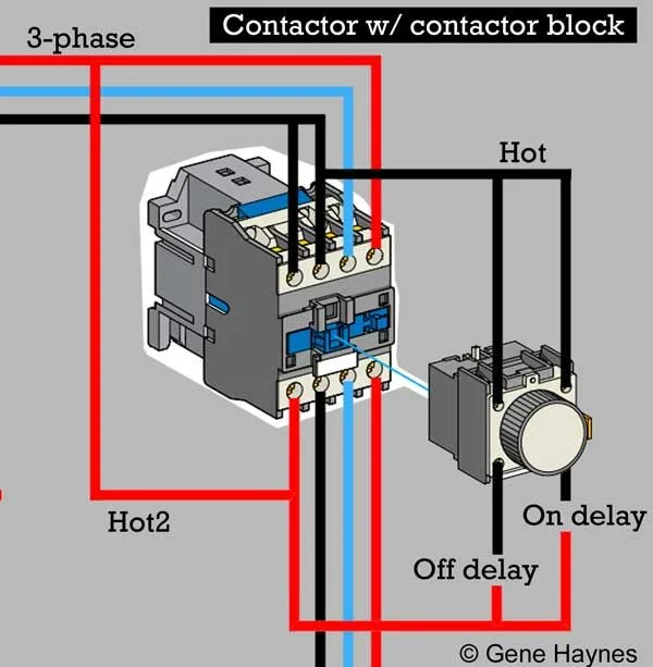 Contactor Diagram 3 Phase Contactor Wiring Contactors Wire S