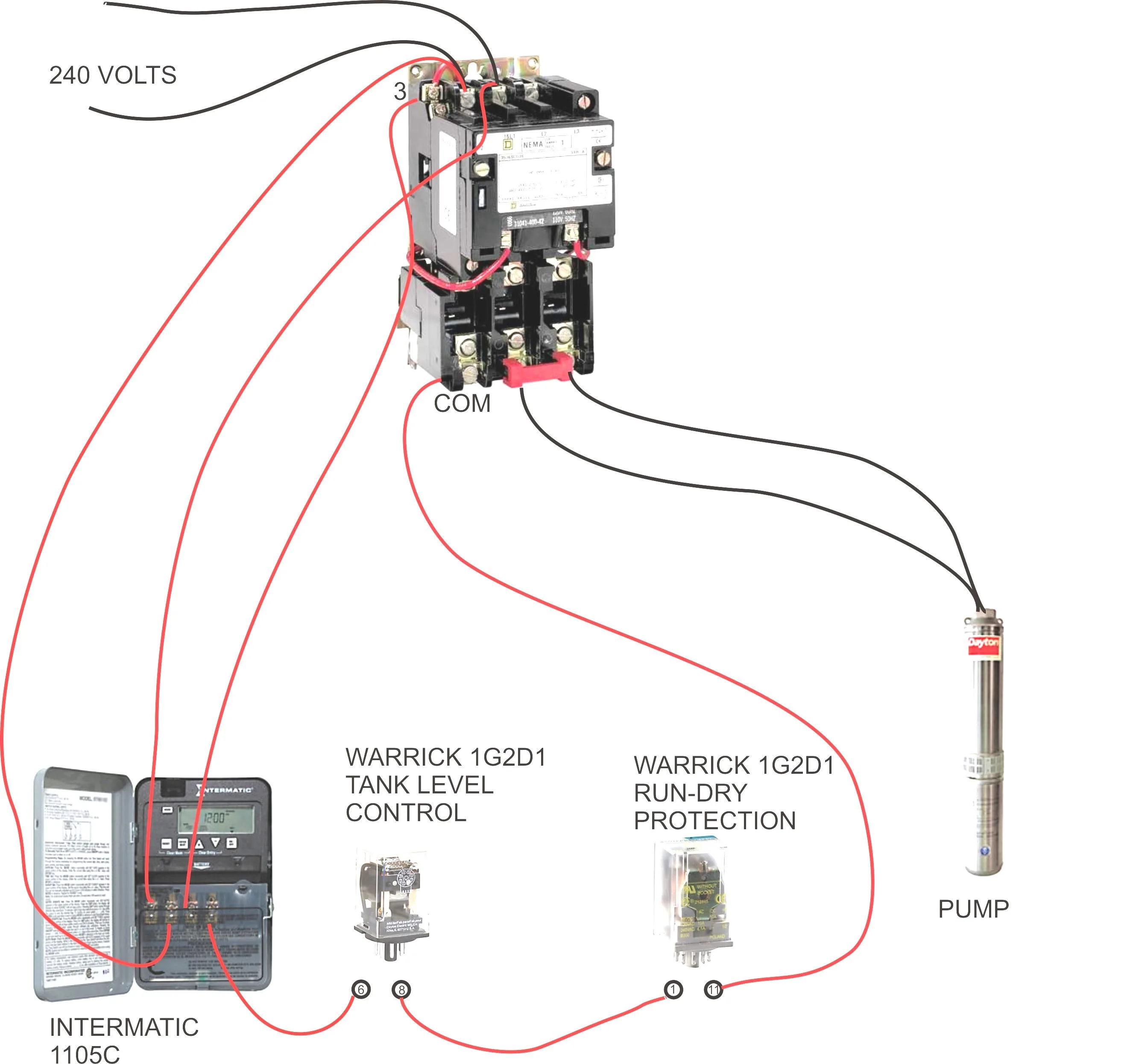 Contactor Diagram Wiring Lighting