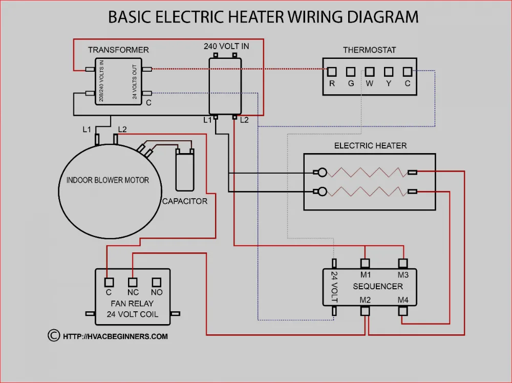 Contactor Hvac Wiring Contactor Wiring Diagram Ac Volt 240 H