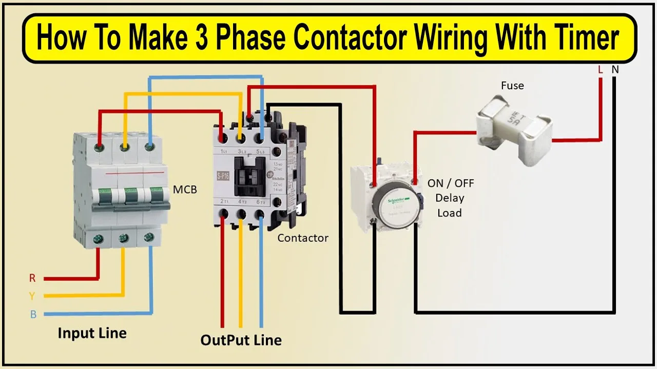 Contactor Wiring Diagram For 3 Phase Motor 240 3 Phase Schne