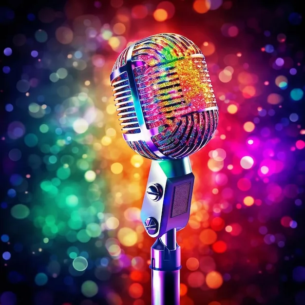 Cool Microphone Background
