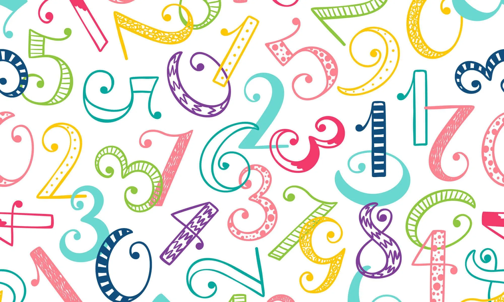 Cool Number 2 Background