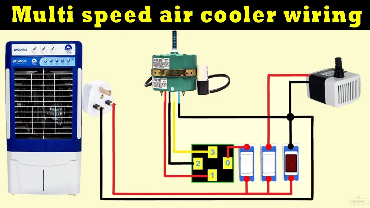 Cooler Motor Circuit Diagram Cooler Complete Wiring Cooler