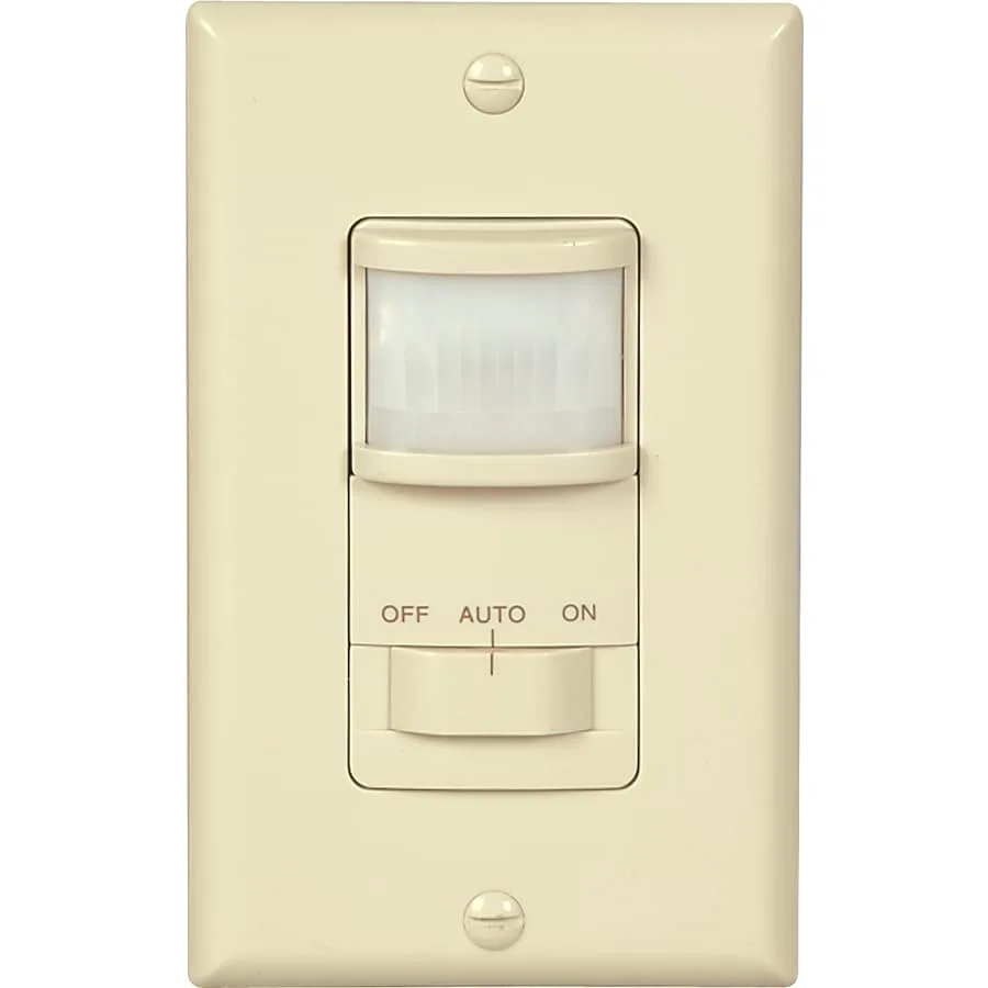 Cooper Wiring Devices Single Pole Almond Motion Light Switch At