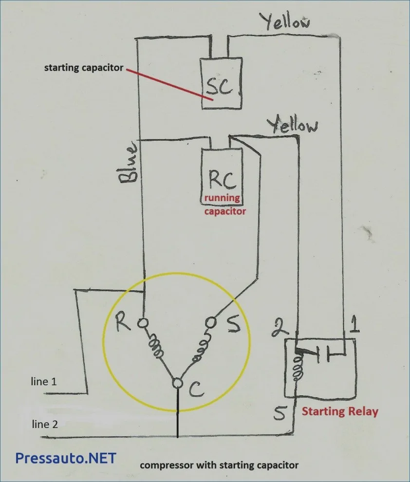 Copeland Potential Relay 040 0166 19 Wiring Wiring Diagram Potential Relay Wiring Diagram