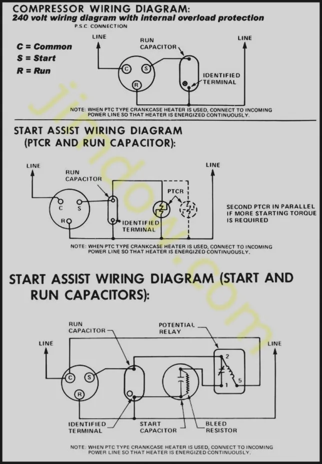 Copeland Potential Relay Wiring Diagram