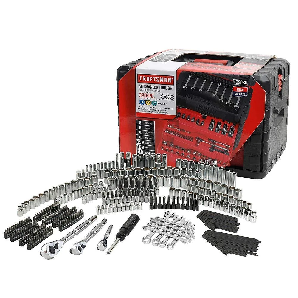 Craftsman 320 Piece Mechanic S Tool Set Tools Home Improvement