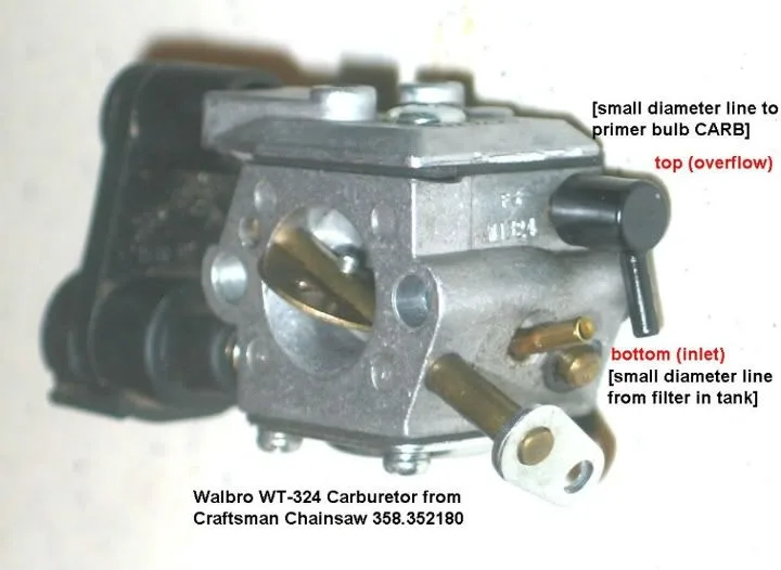 Craftsman 40Cc Chainsaw Fuel Line Diagram
