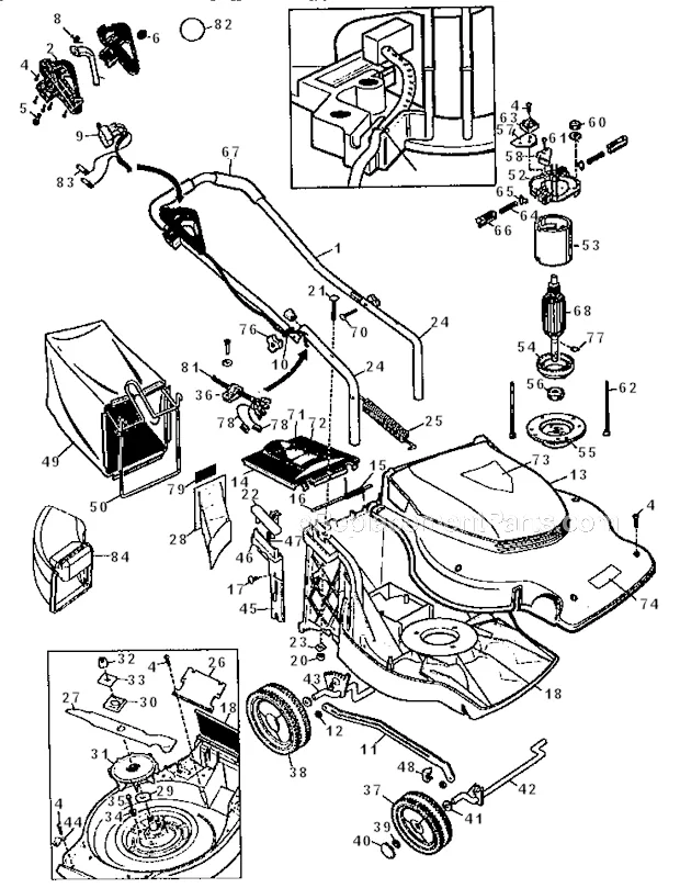Craftsman Parts Lawn Mower Diagram