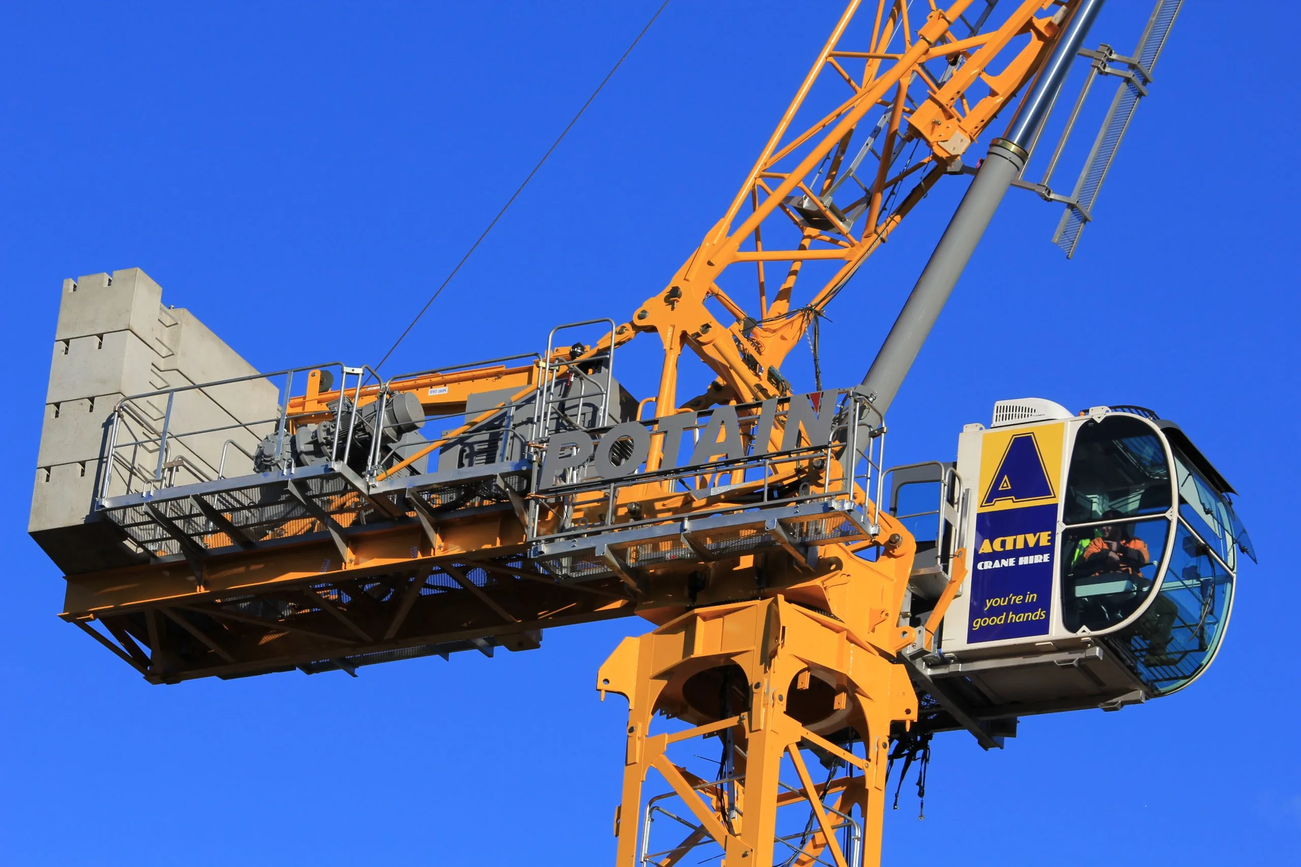 Crane Hire Focus Electric Luffing Cranes Active Crane Hire