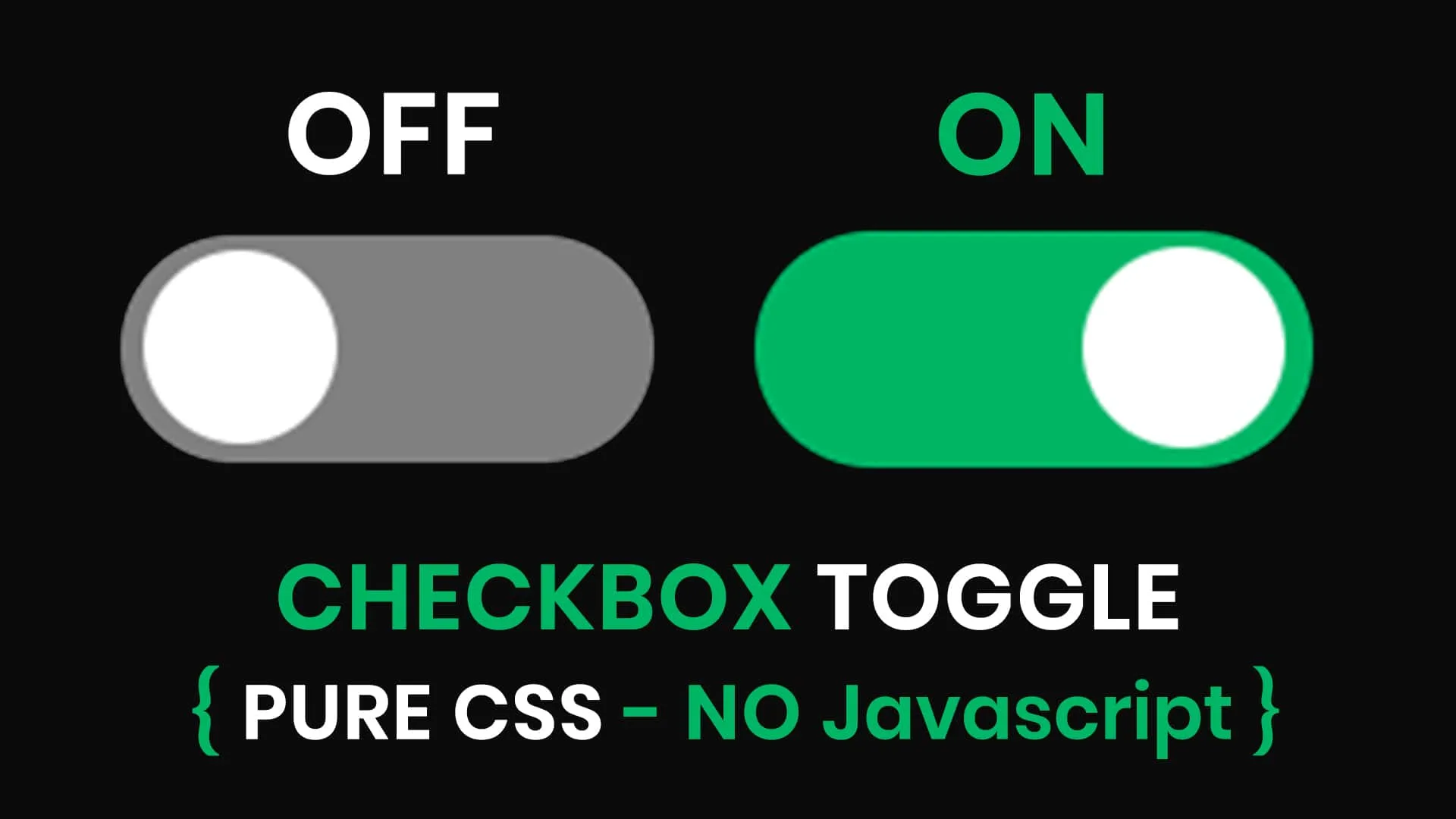 Create A Custom Toggle Switch Buttons With Pure Css Code4Education