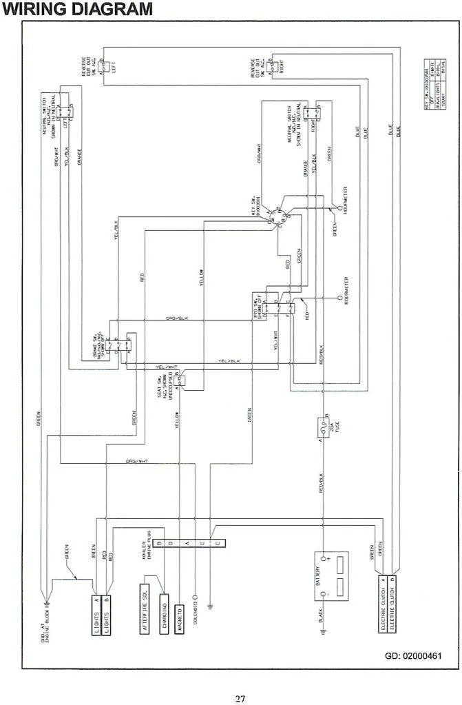 Cub Cadet 6 Pin Ignition Switch Wiring Diagram Collection