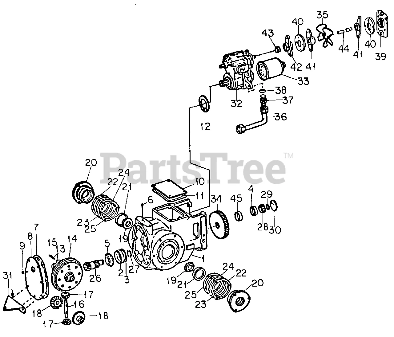 Cub Cadet 682 142 682 100 Cub Cadet Garden Tractor Transmission Case Differential