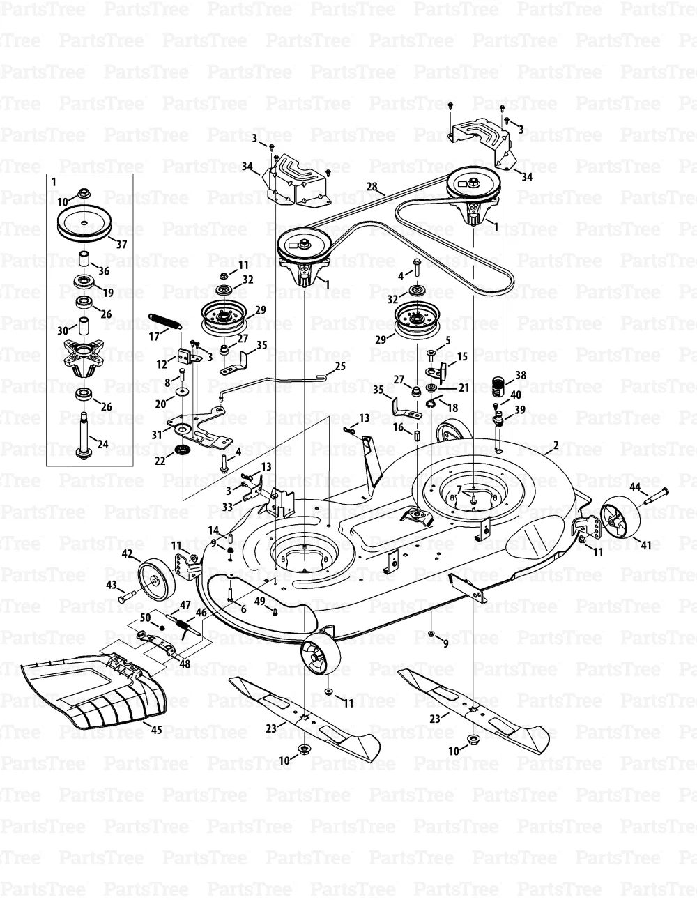 Cub Cadet Belt Diagram Xt1