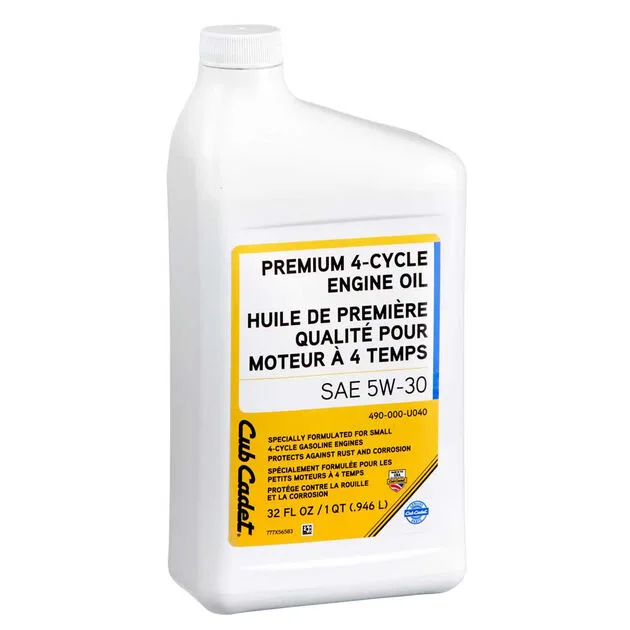 Cub Cadet Kawasaki Engine Oil Change Capacity