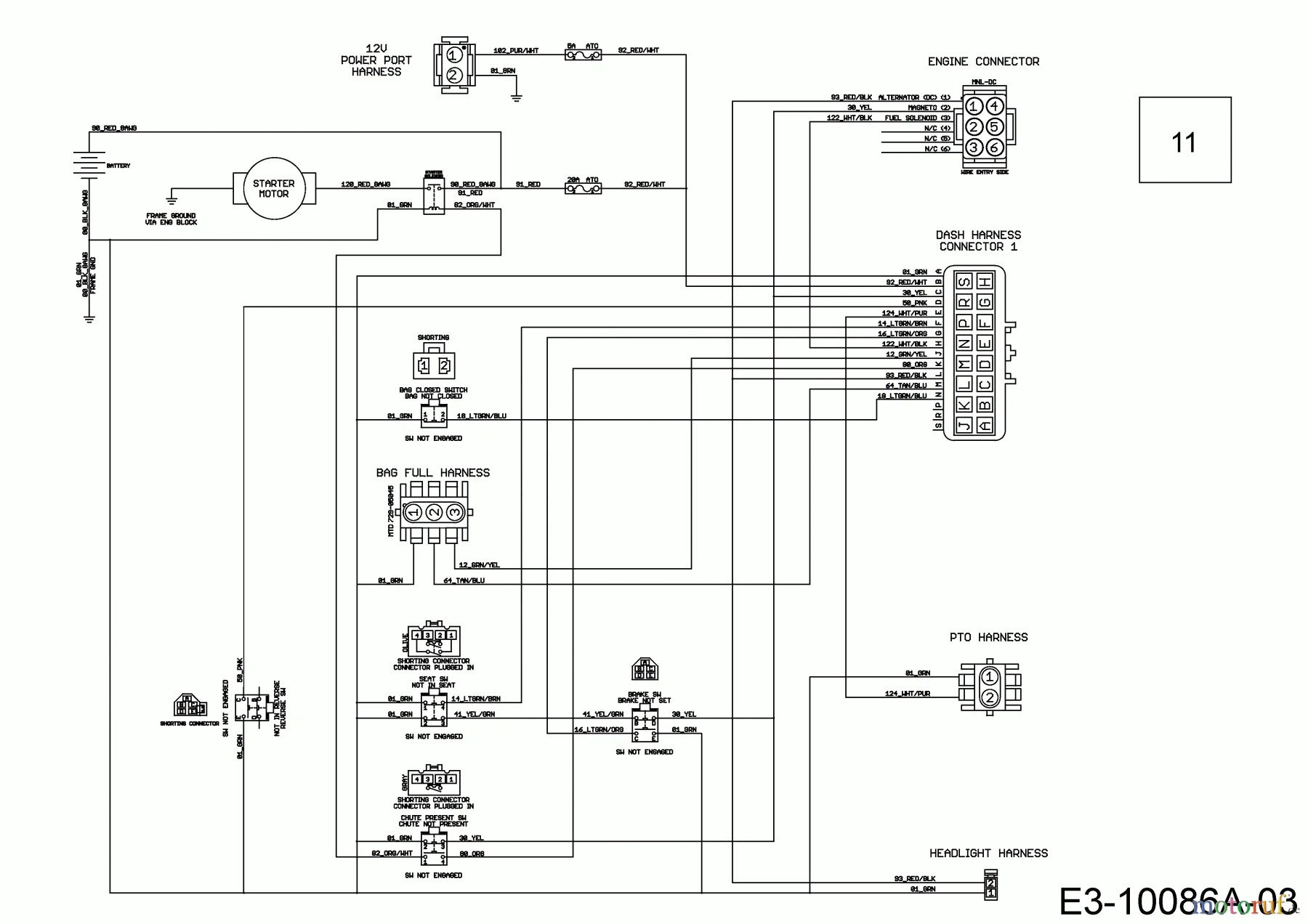 Cub Cadet Lawn Tractors Xt 2 Qr 106 13Afa1Cr603 2017 Main Wiring Diagram Spareparts