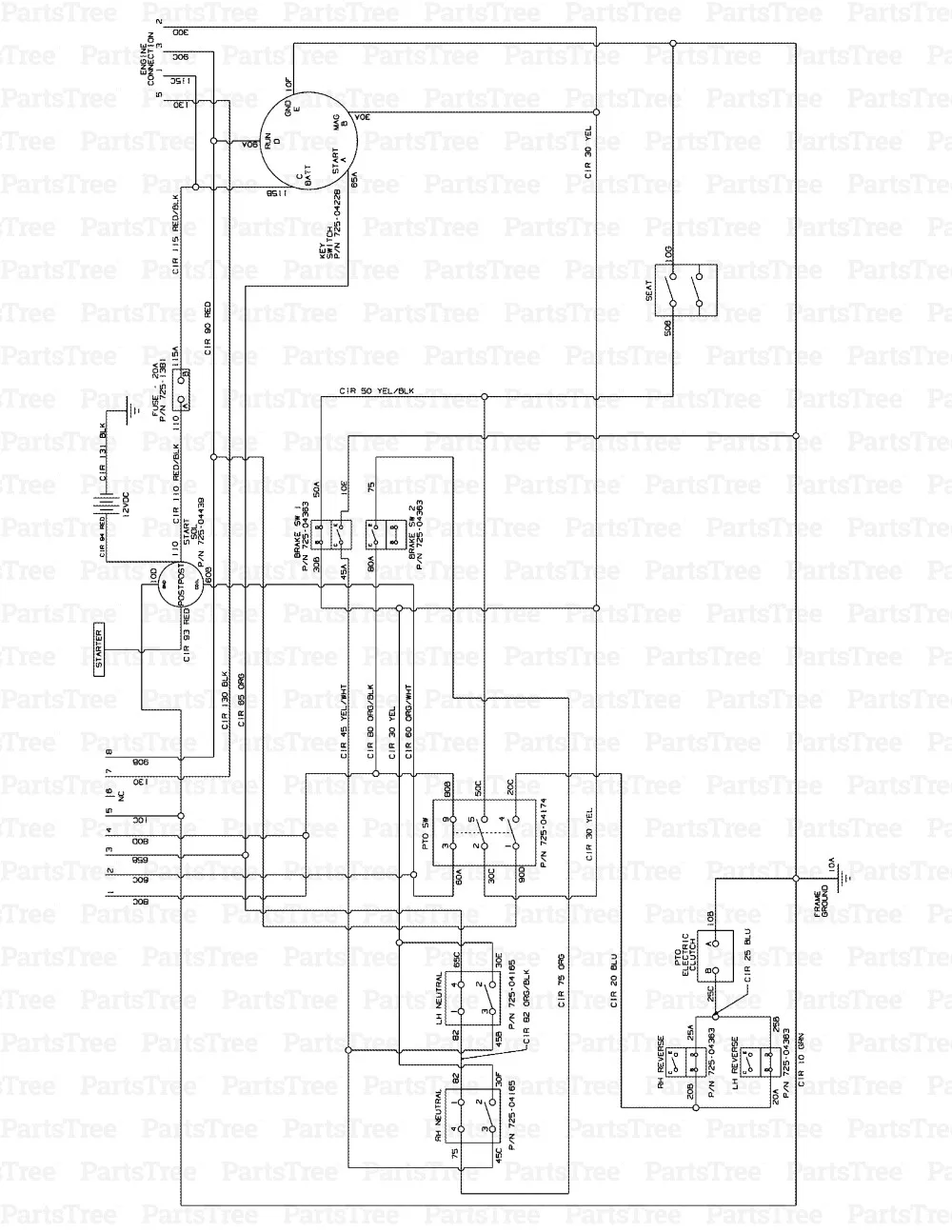 Cub Cadet Ztr 50 Wiring Diagram Wiring Diagram