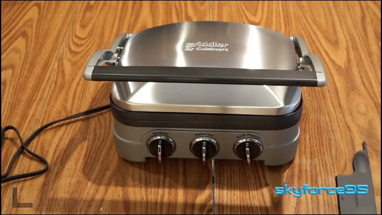 Cuisinart Gr 4N 5 In 1 Griddler Recipes Dandk Organizer