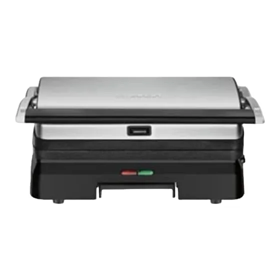 Cuisinart Griddler Cpt 160 Instruction And Recipe Booklet Pdf Download Manualslib