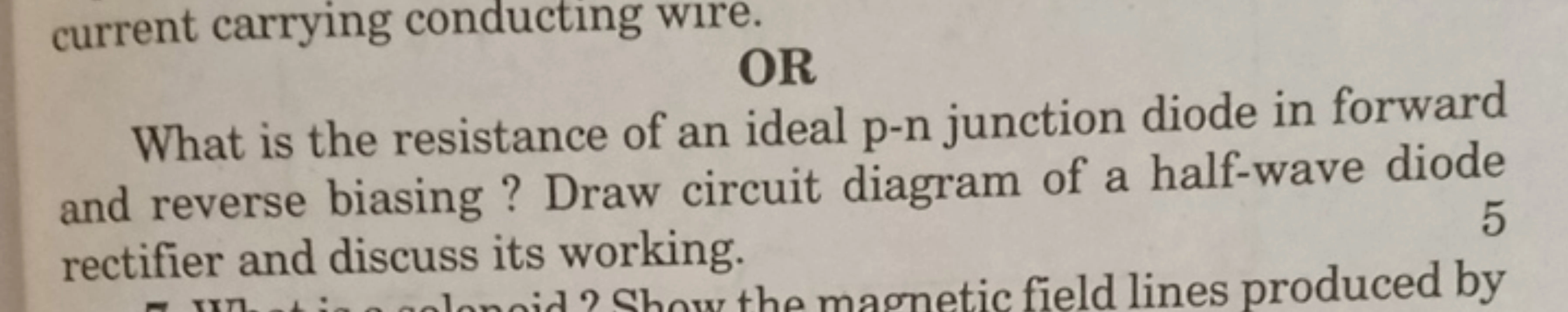 Current Carrying Conducting Is The Resistance Of An Ideal P