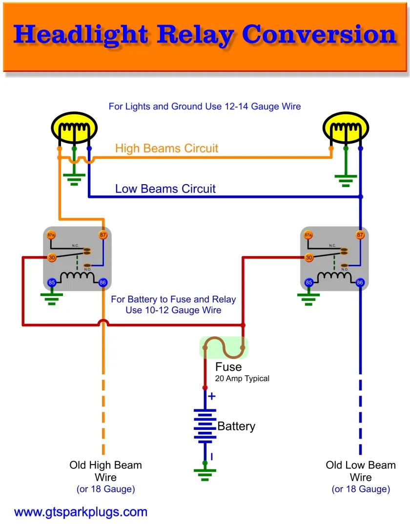 Current Relay Wiring Diagram