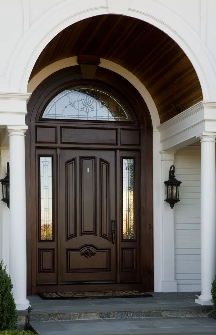 Curved Tall Arch Door بحث Google Door Design Front Door Design Wooden Door Entrance
