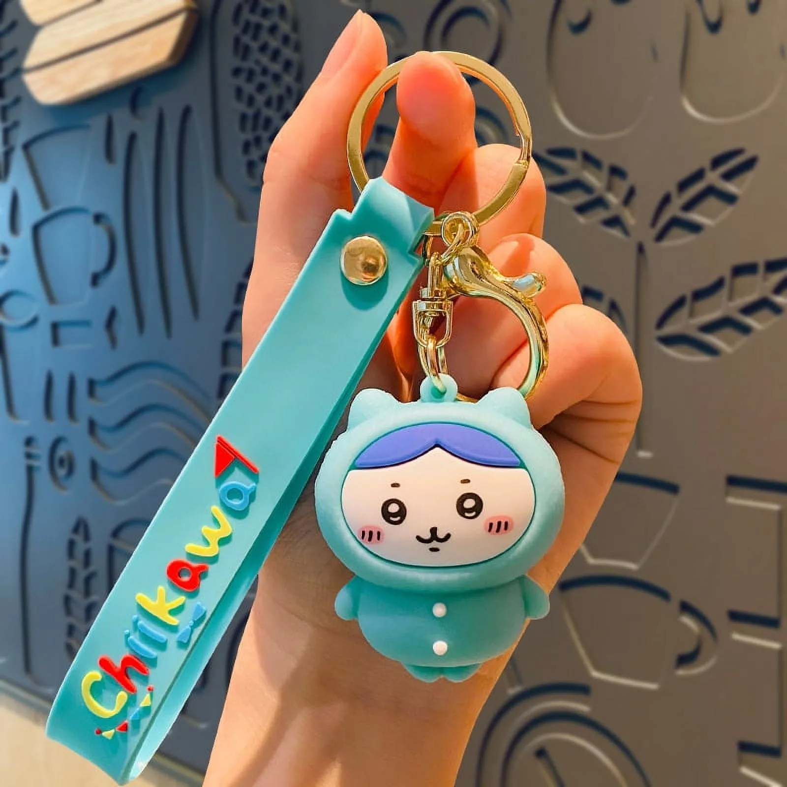 Cute Cartoon Chiikawa Pendant Anime Figure Hachiware Usagi Creative Doll Keychain Backpack Key