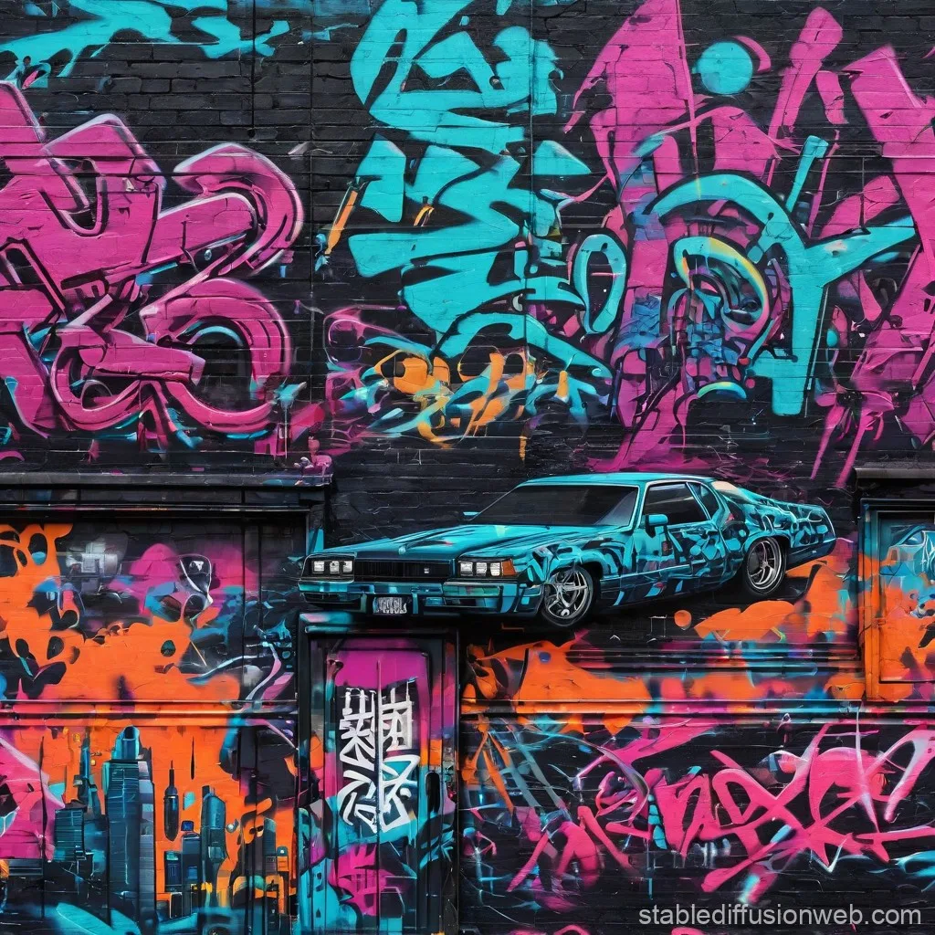 Cyberpunk Texture Stable Diffusion Online