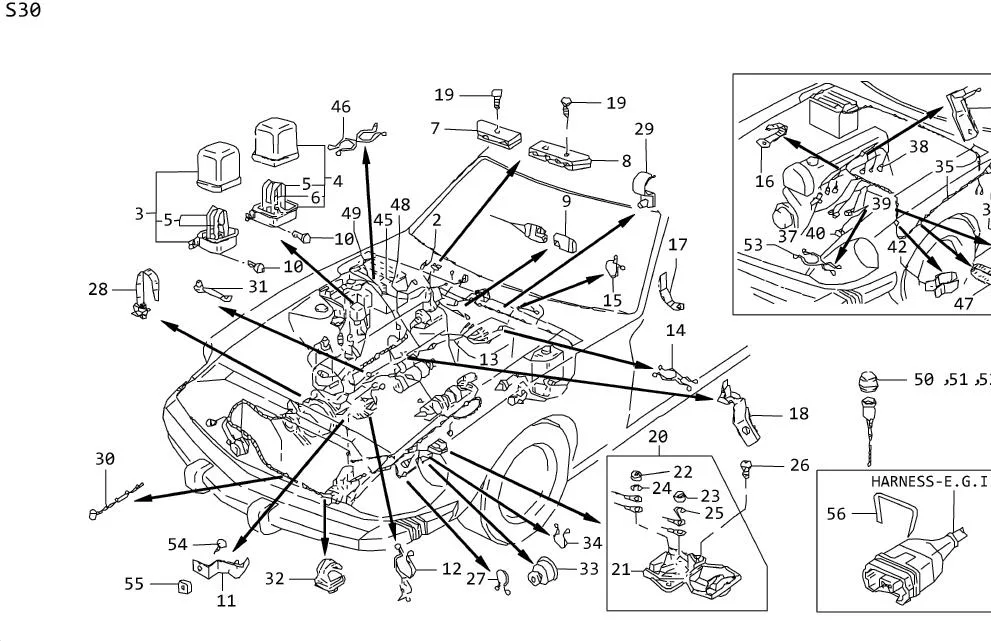 Datsun 280Z Link Fusible Wiring 24161 Y0100 Nissan Parts Overstock Tampa Fl